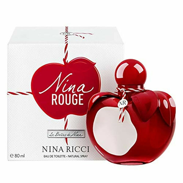 Women's Perfume Nina Rouge Nina Ricci Rouge EDT (80 ml) | Original Fragrance for Enhanced Femininity