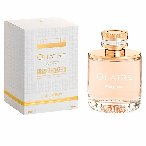 Women's Perfume Boucheron QUATRE POUR FEMME EDP 50 ml | Unique Personal Scent Enhancing Femininity