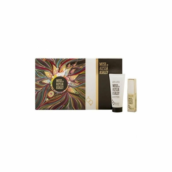 Unisex' Parfümset Alyssa Ashley Musk EDT 2 Teile | Exklusives Geschenke-Set mit Originalduft