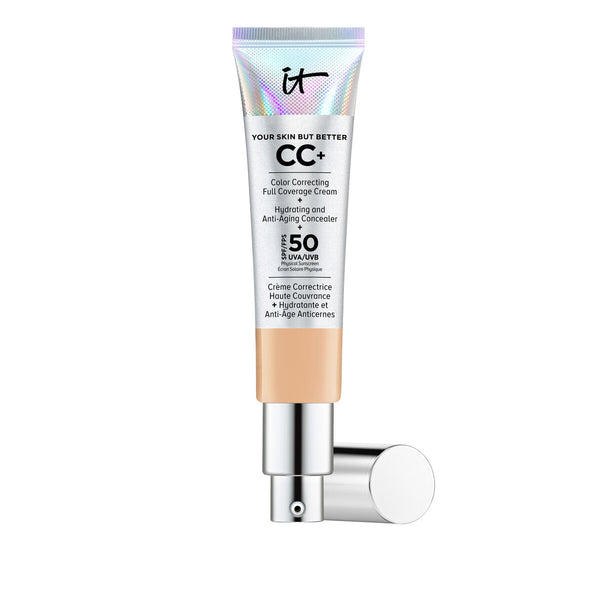 CC Cream It Cosmetics Your Skin But Better Medium Tan SPF 50+ (32 ml) | Feuchtigkeitsspendende CC Cream für Alle Hauttypen