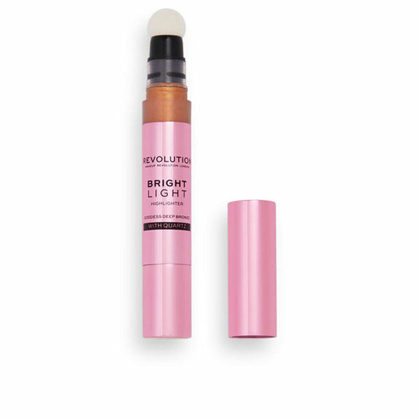 Enlumineur Revolution Make Up Bright Light Goddess Deep Bronze (3 ml) | Sublimez votre éclat grâce à sa formule vegan