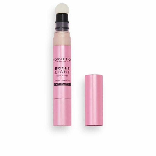 Enlumineur Revolution Make Up Bright Light stroboscopique champagne 3 ml | Sublimateur d'éclat pour une beauté éclatante
