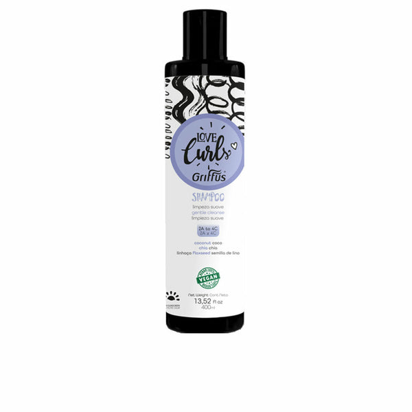 Restorative Shampoo Griffus LOVE CURLS 400 ml | Vegan and Paraben-Free Hair Care for Beautiful Curls